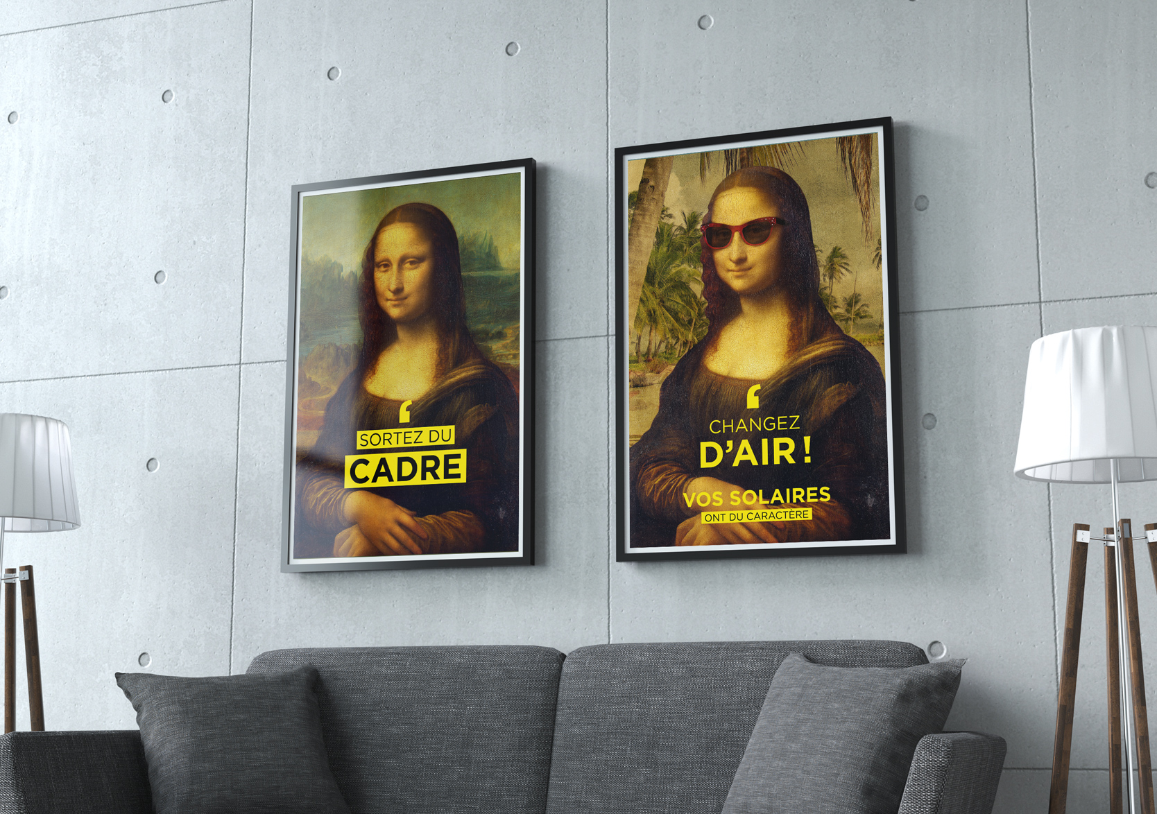poster joconde benocle