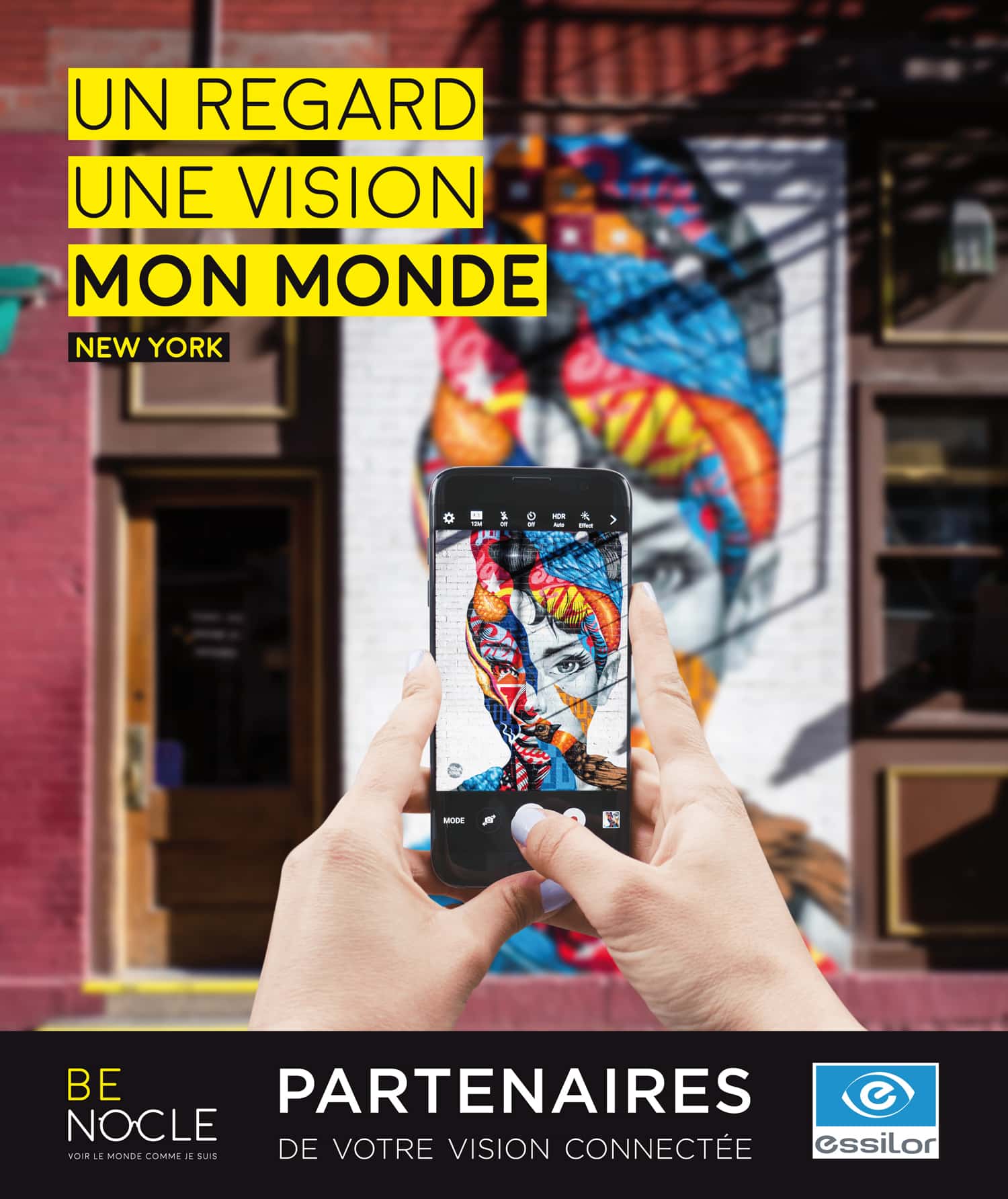 poster essilor benocle